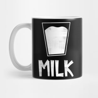 Milk Glass Mug